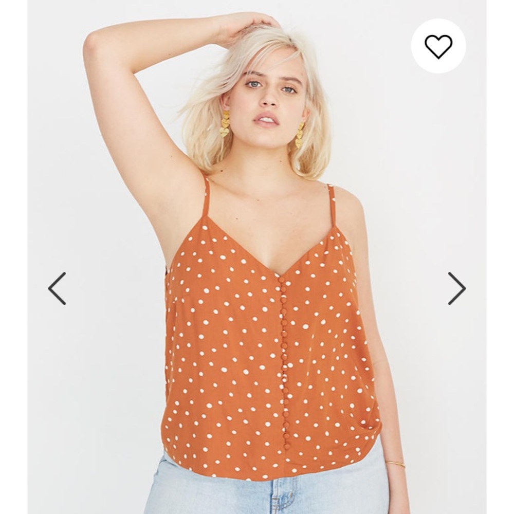 Madewell Delicate Polka-Dot Cami